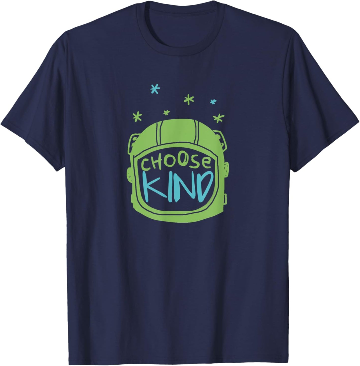 Choose Kind space helmet, wonder book inspired,anti bullying T-Shirt - T-Shirt | Navy