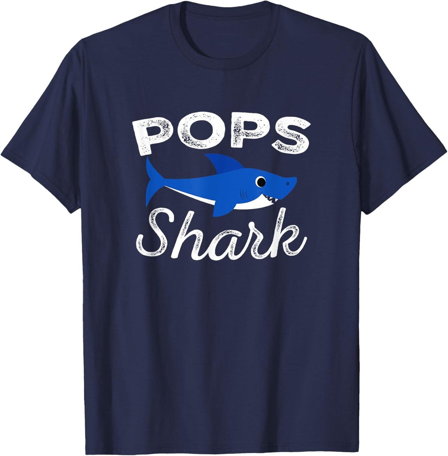 Pops Shark T-Shirt - T-Shirt | Navy