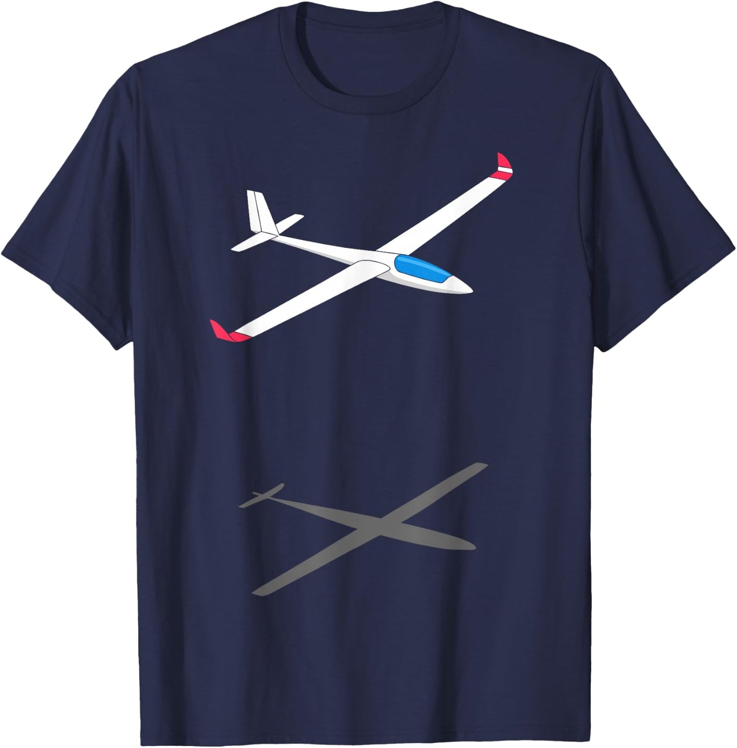 Sailplane Glider T-Shirt - T-Shirt | Navy