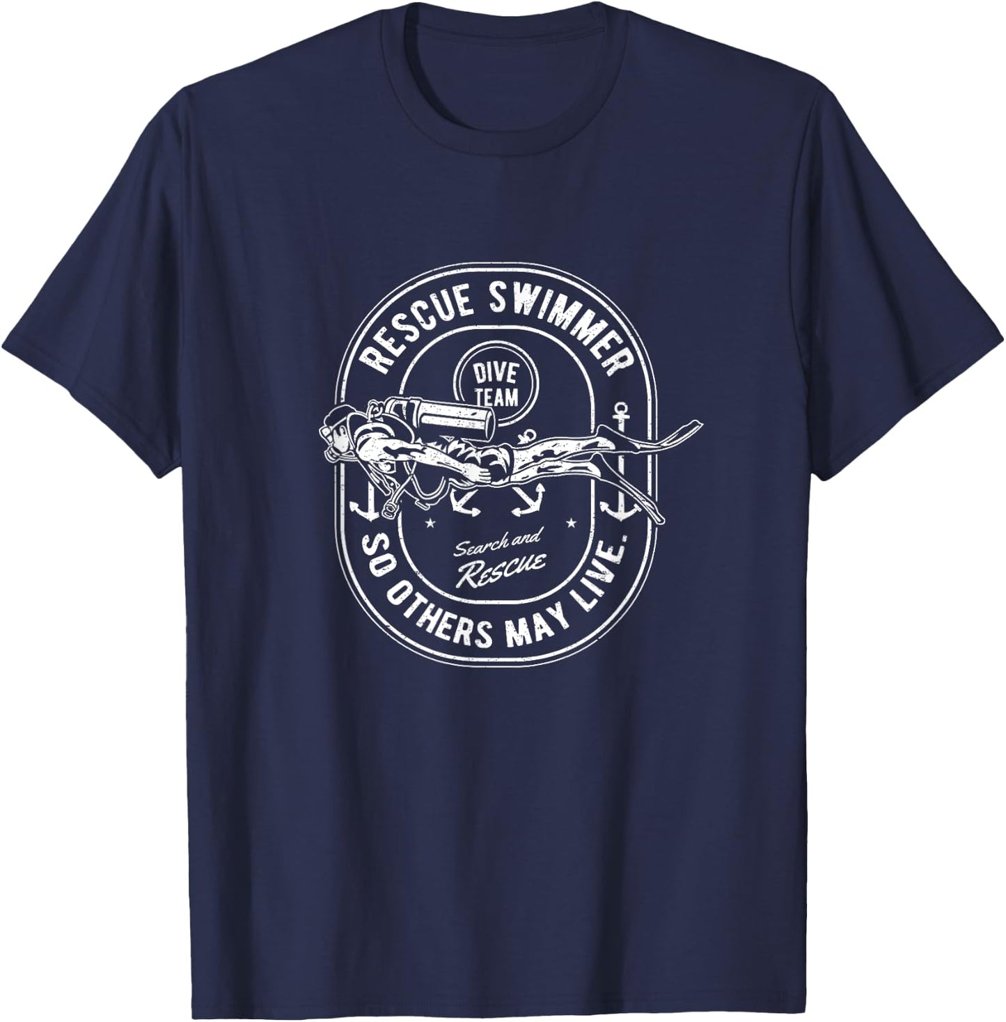 Military Shirt | Search and Rescue Swimmer T-Shirt - T-Shirt | Navy