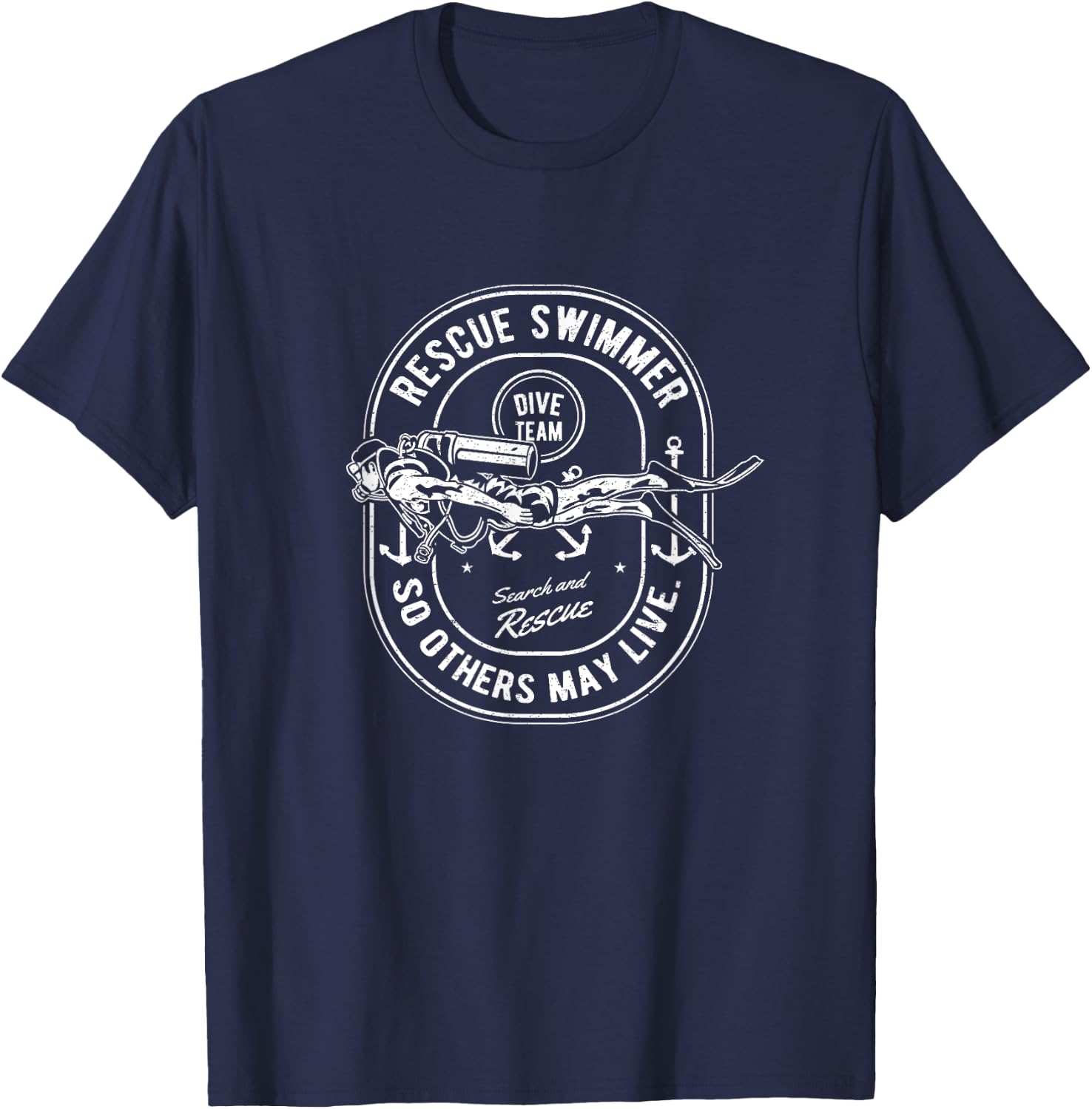 Military Shirt | Search and Rescue Swimmer T-Shirt - T-Shirt | Navy