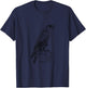 Peregrine Falcon Ornithology Falconer Bird Lover T-Shirt - T-Shirt | Navy