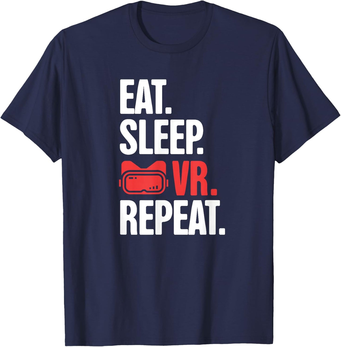 Funny VR Developer & Gamer / Virtual Reality T-Shirt - T-Shirt | Navy