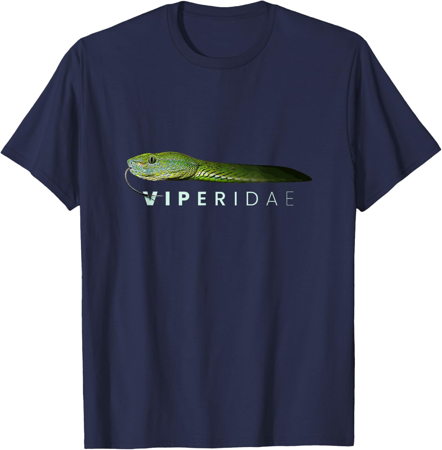 Viper Snake Reptile Animal Pet Lover | Davidsfeed T-Shirt - T-Shirt | Navy
