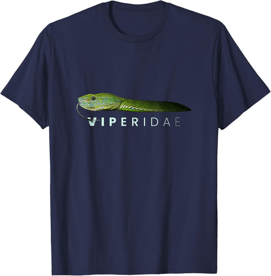 Viper Snake Reptile Animal Pet Lover | Davidsfeed T-Shirt - T-Shirt | Navy