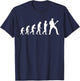 guitar evolution of a guitarist Gift guitar player T-Shirt - T-Shirt | Navy