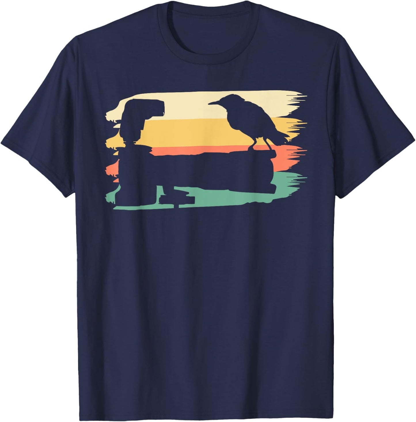 Bird Camera Photographer Wildlife T-Shirt - T-Shirt | Navy