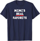 I'm Mimi's Real Favorite Grandchild Funny Sibling Rivalry T-Shirt - T-Shirt | Navy