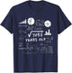 Square Root 84 Year Old Gift Funny Teacher 84th Birthday T-Shirt - T-Shirt | Navy