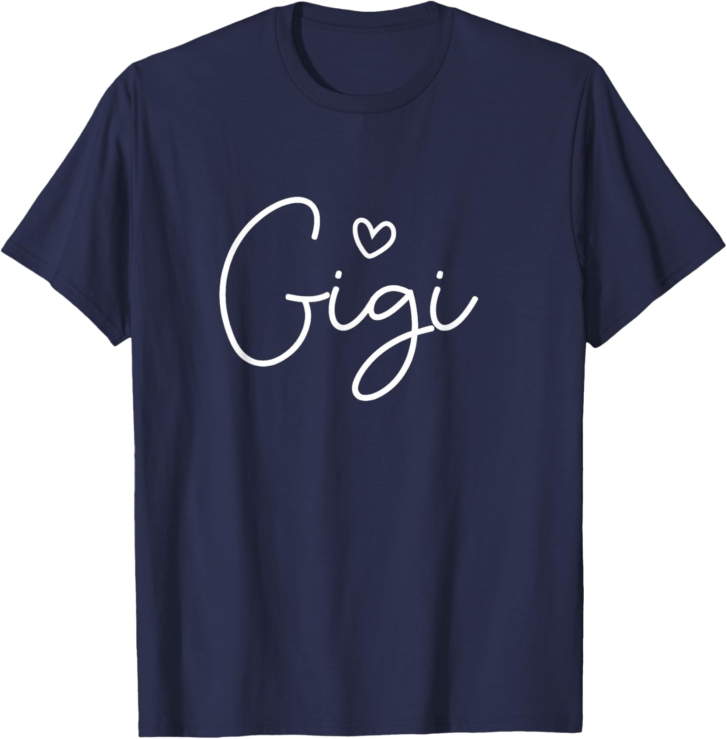 Gigi For Grandma Women Mother's Day Christmas From Grandkids T-Shirt - T-Shirt | Navy