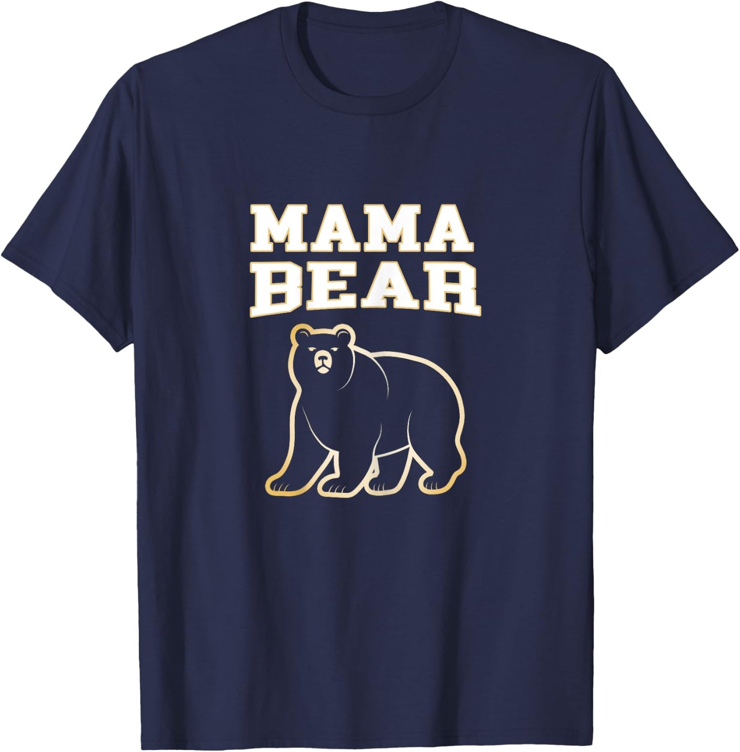 Mama Bear Cool Matching Family Christmas for Moms Women T-Shirt - T-Shirt | Navy