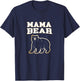 Mama Bear Cool Matching Family Christmas for Moms Women T-Shirt - T-Shirt | Navy