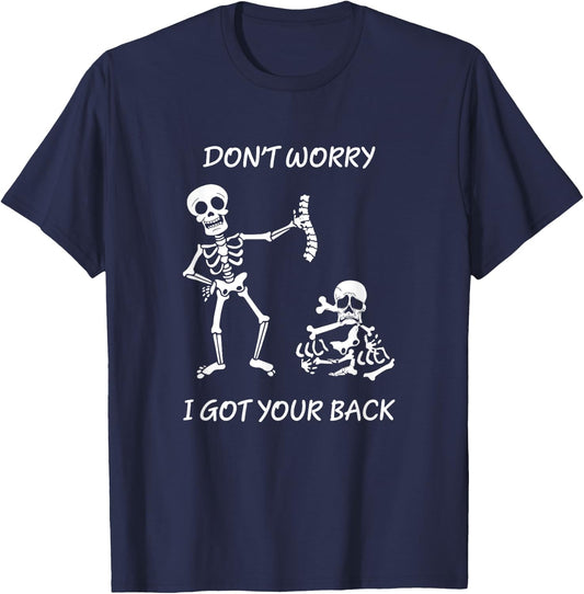 Funny Chiropractor Orthopedic Doctor Design Got the back T-Shirt - T-Shirt | Navy