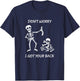 Funny Chiropractor Orthopedic Doctor Design Got the back T-Shirt - T-Shirt | Navy