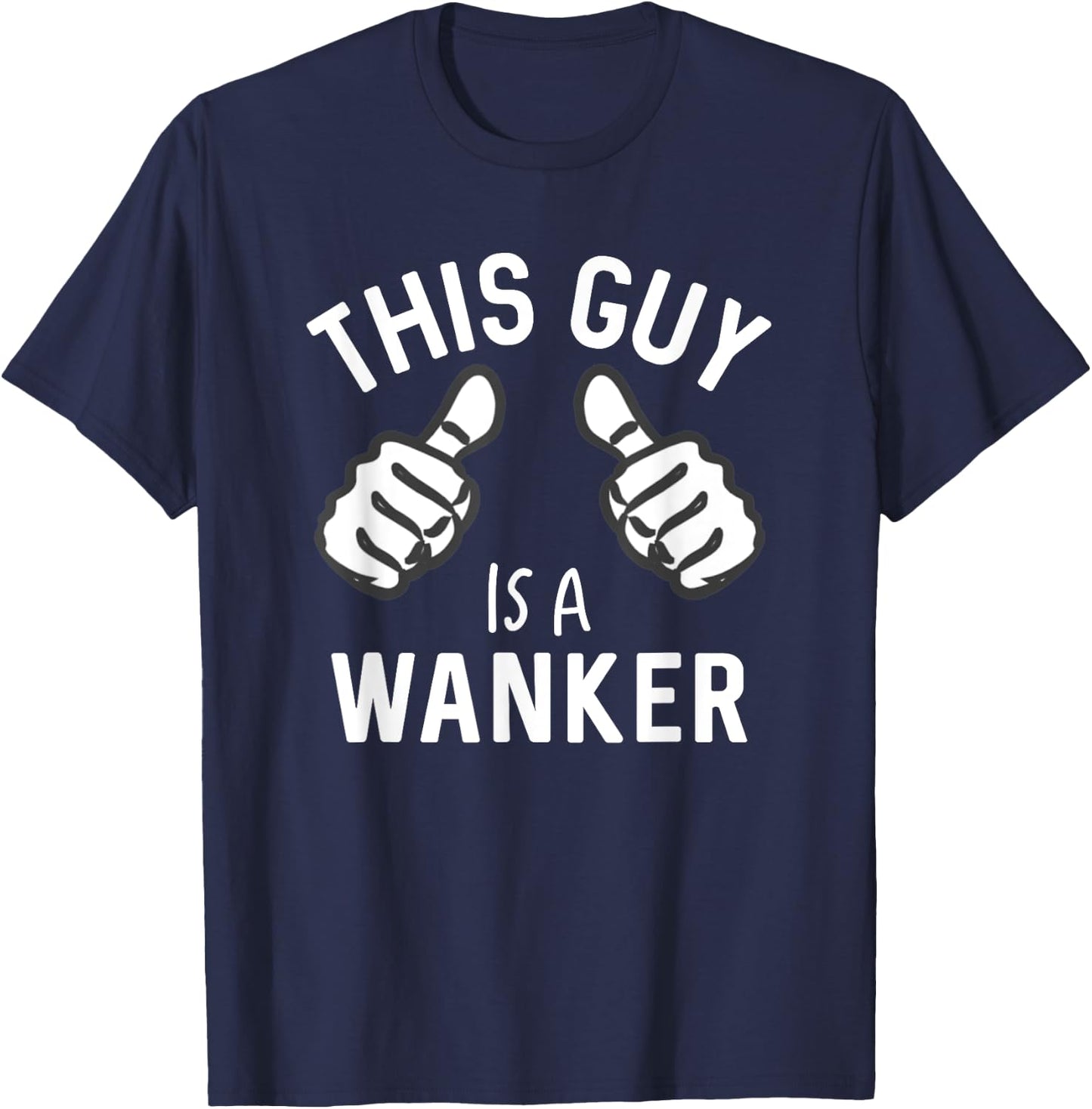 Hop Funny Swag Men's Black Casual Fun T-Shirt - T-Shirt | Navy