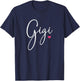 Gigi Grandma Mother's Day Christmas Birthday T-Shirt - T-Shirt | Navy
