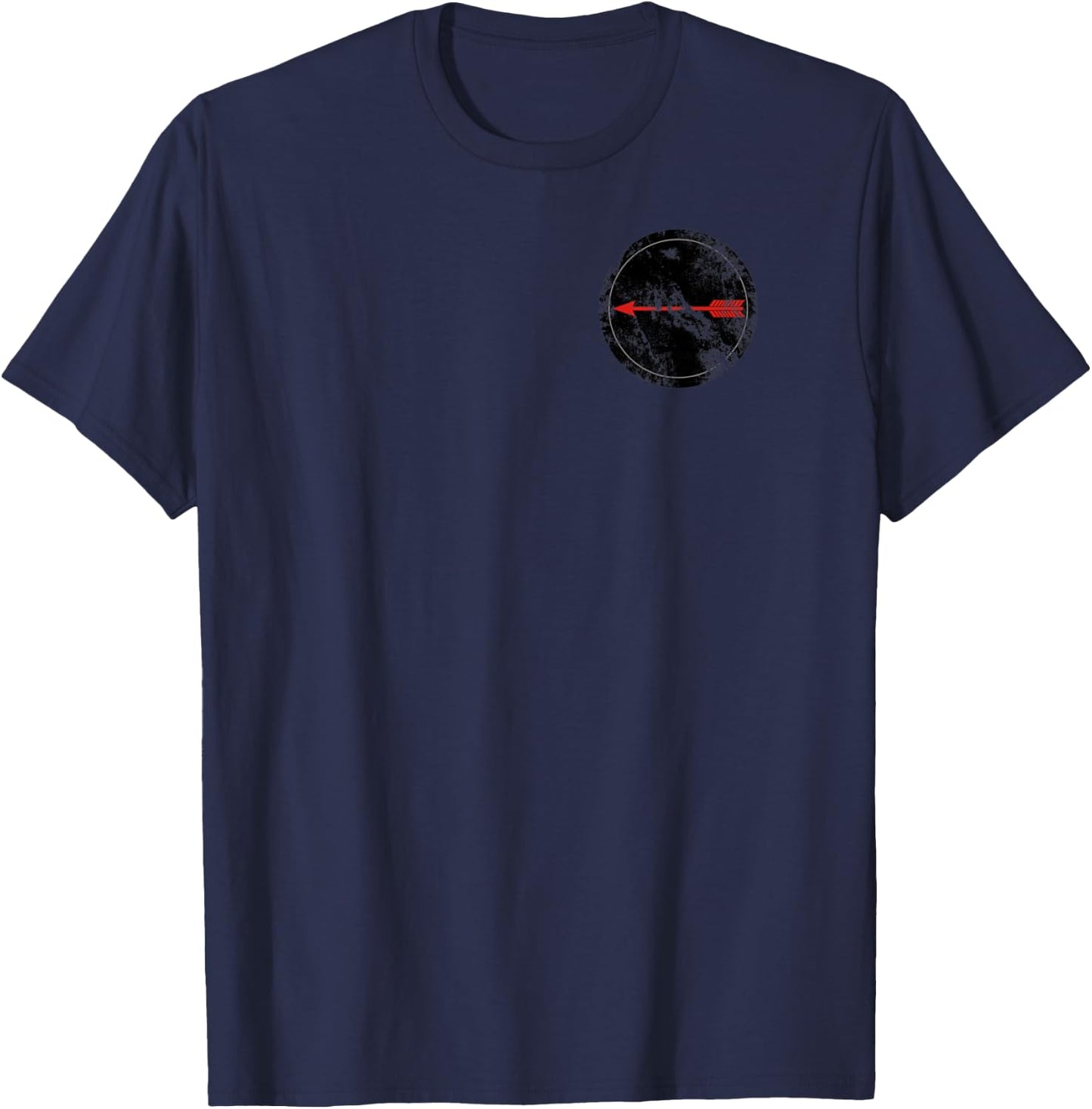Asymmetrical Warfare Group (AWG) Patch Distressed Worn Look T-Shirt - T-Shirt | Navy
