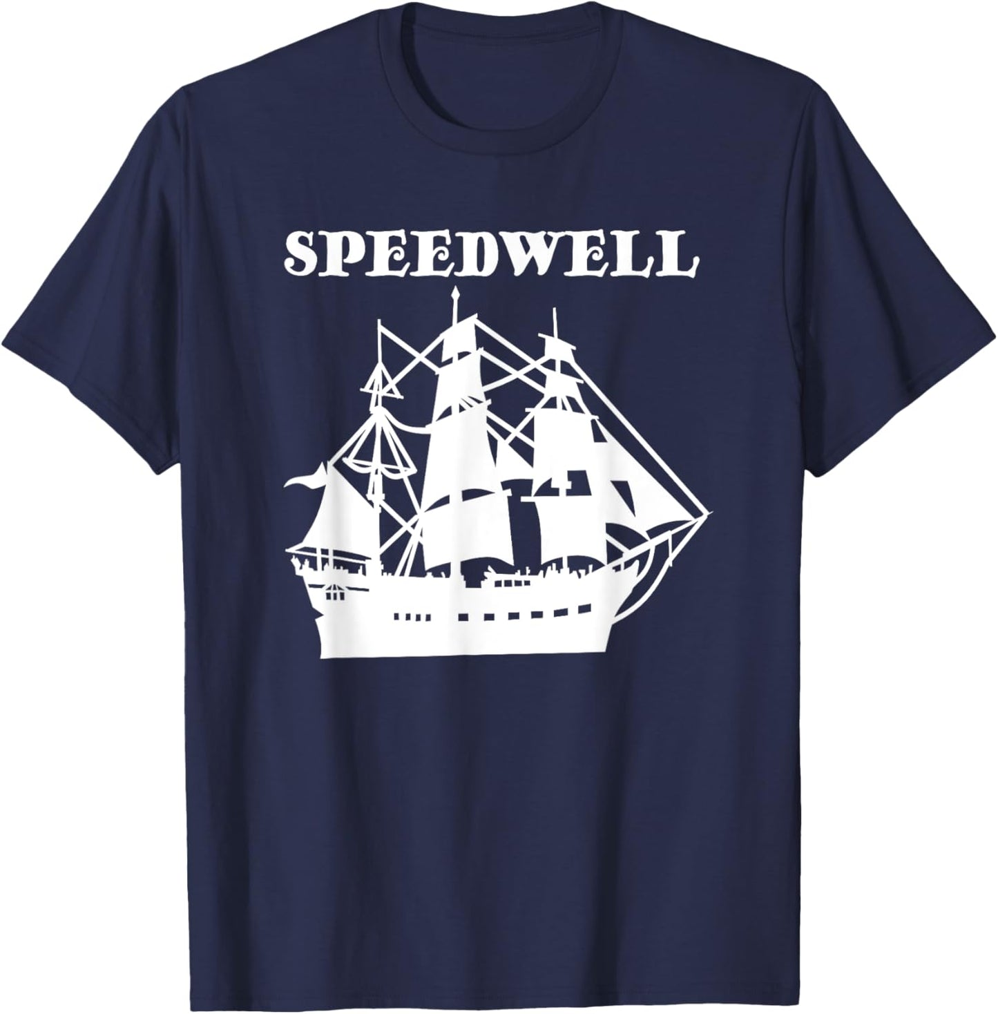 Speedwell Ship - Pilgrim Boat America American History T-Shirt - T-Shirt | Navy