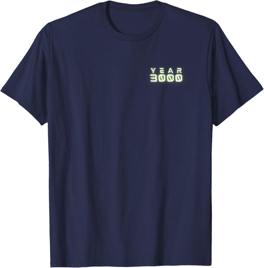 Year 3000 Future Cool Stylish and Creative T-Shirt - T-Shirt | Navy