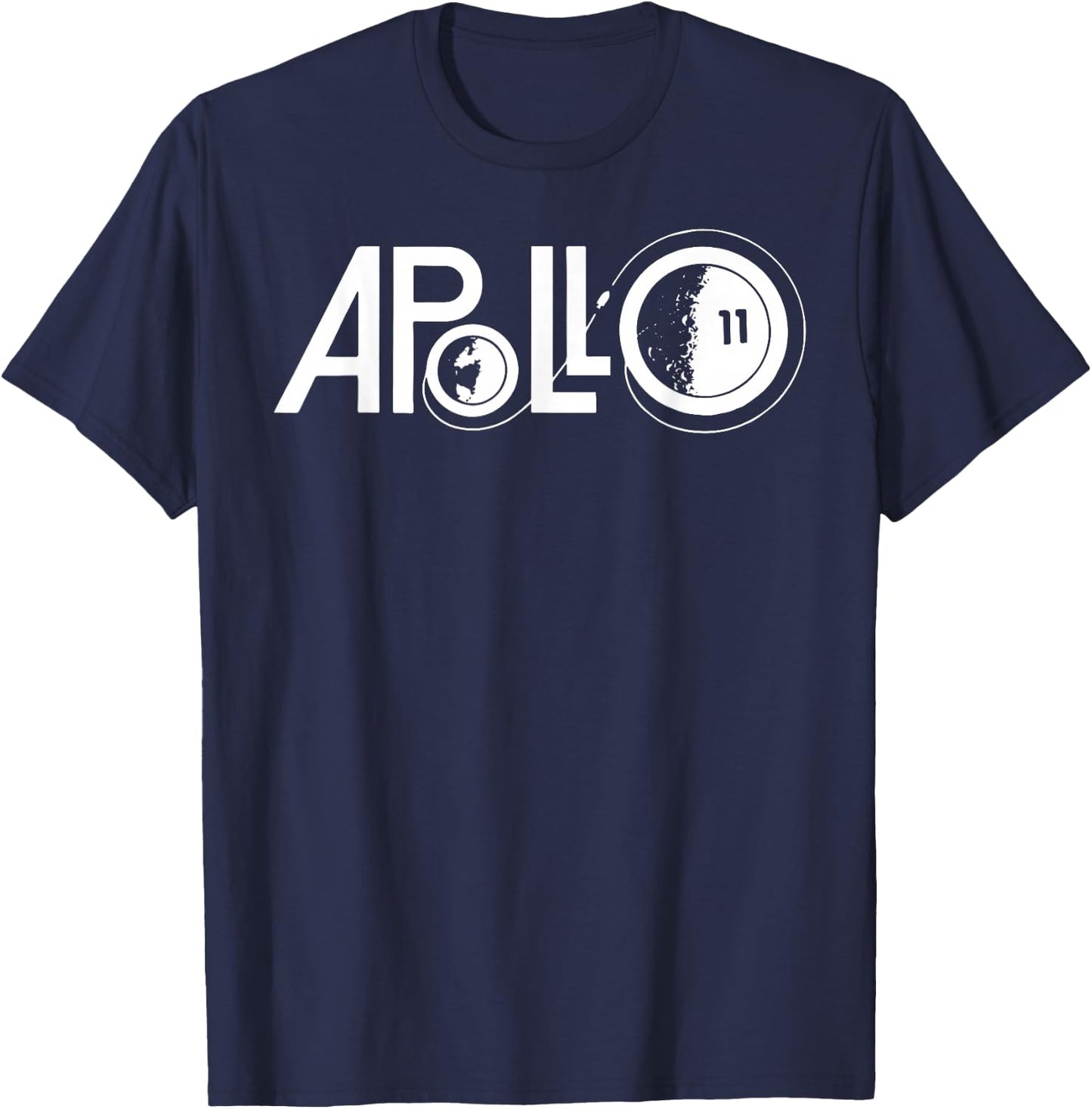 Apollo 11 Shirt Vintage Moon and Space Exploration T-Shirt - T-Shirt | Navy