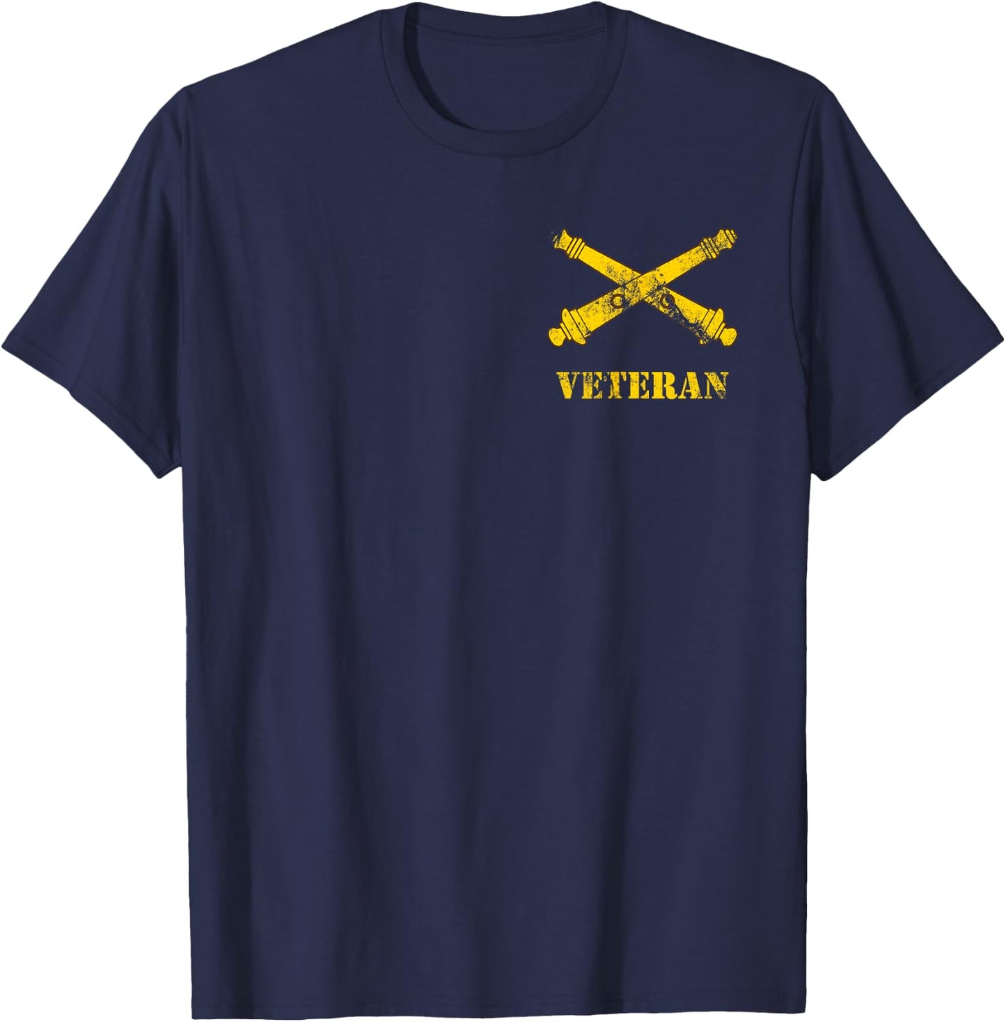 US Army Field Artillery Veteran - FA 13 Bravo (13B) Vintage T-Shirt - T-Shirt | Navy