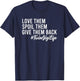 Twin Gigi Life Grandma Gigi Of Twins T-Shirt - T-Shirt | Navy