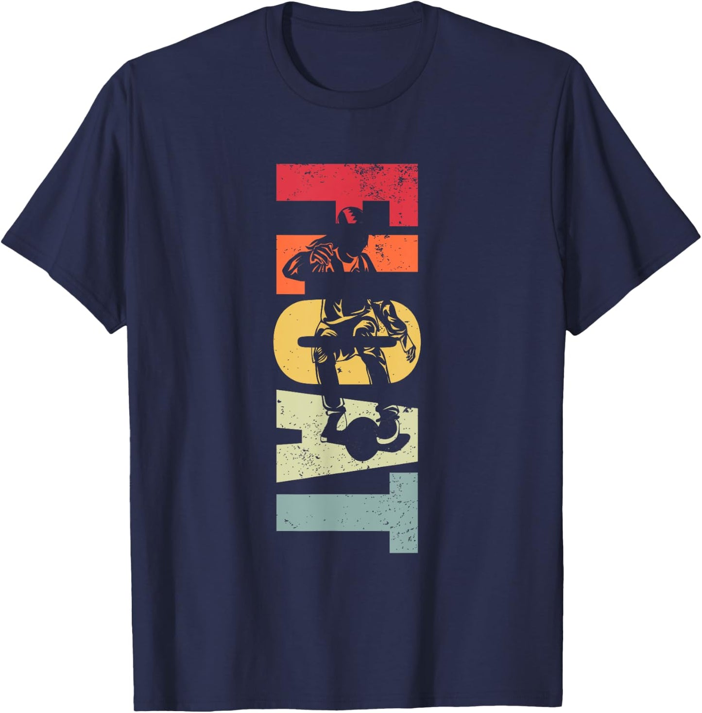 Float One Wheel Electric Skateboard Owner Women Kids T-Shirt - T-Shirt | Navy