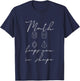 Math Keeps You In Shape T-Shirt - T-Shirt | Navy