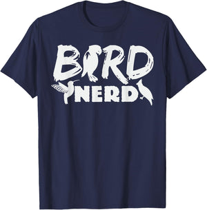 Bird Nerd Biologist Birds Zoology Ornithology T-Shirt - T-Shirt | Navy