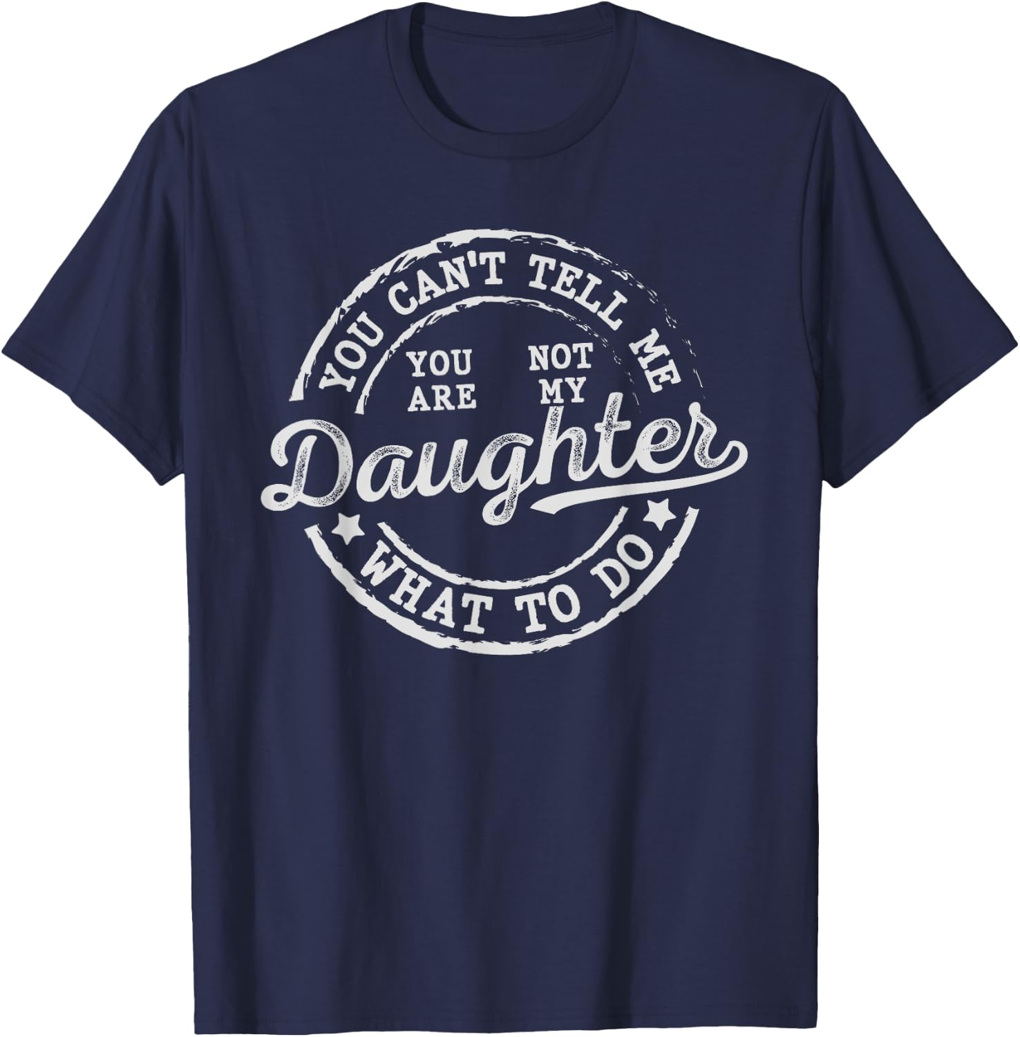 Funny Father Daddy Gifts Men From Daughter Fathers Day Dad T-Shirt - T-Shirt | Navy
