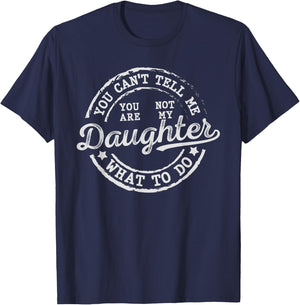 Funny Father Daddy Gifts Men From Daughter Fathers Day Dad T-Shirt - T-Shirt | Navy