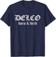 Delco Born and Bred Delaware County PA Delco Pride T-Shirt - T-Shirt | Navy