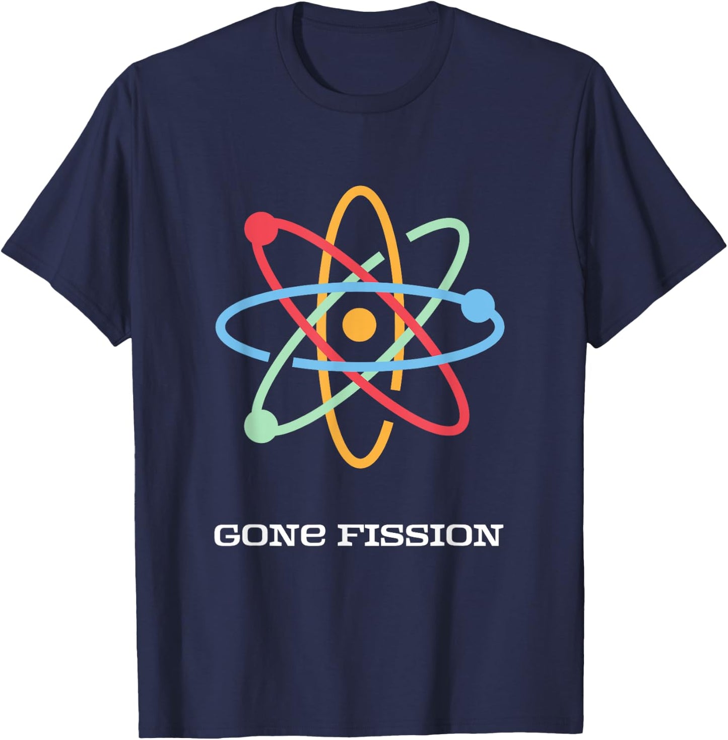 Gone Fission Nuclear Novelty T-Shirt - T-Shirt | Navy