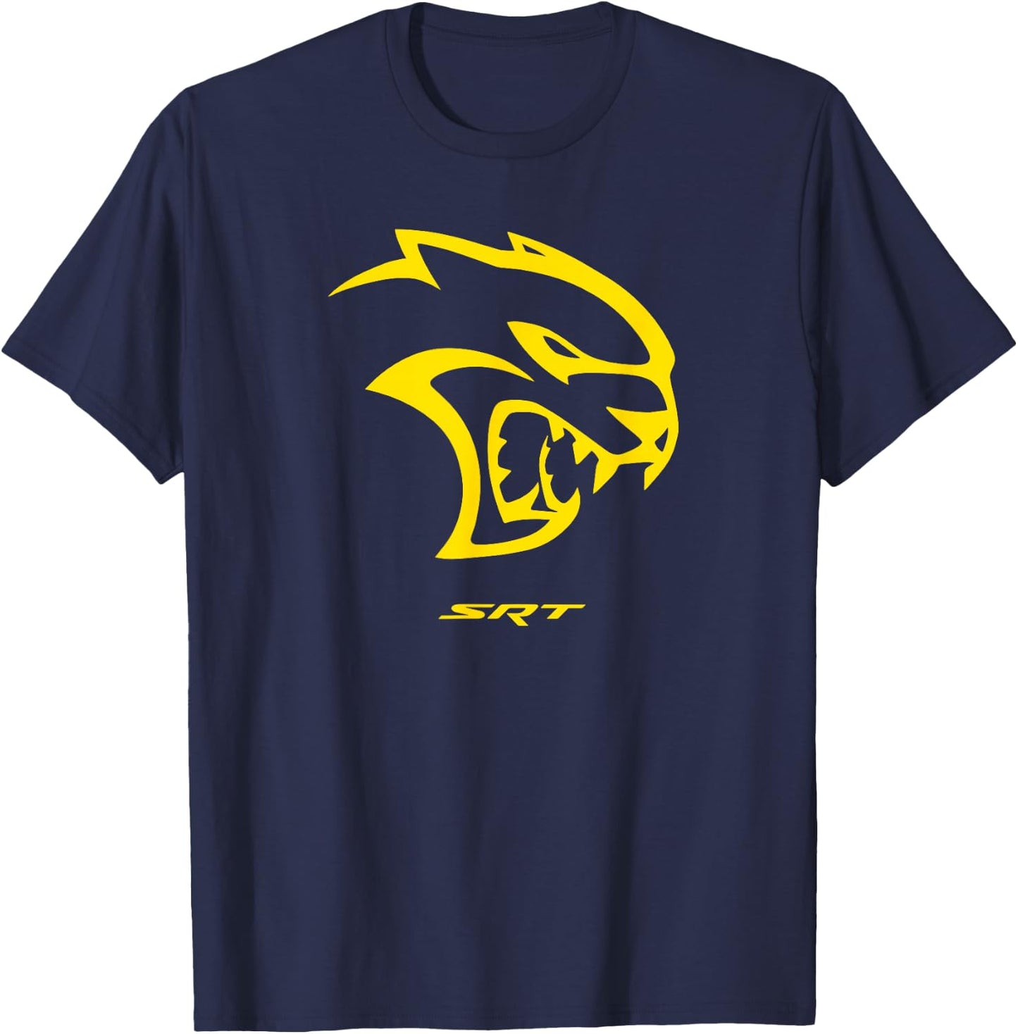 Dodge Hellcat Yellow T-Shirt - T-Shirt | Navy