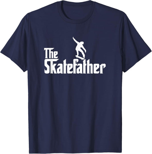 Skateboard Dad Like A Normal Dad Only Cool Father Skate T-Shirt - T-Shirt | Navy