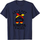 n6PO Messy Bun Lets Get Schnitzel Faced Germany Oktoberfest T-Shirt - T-Shirt | Navy