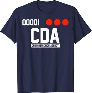 C D A Child Detection Agency T-Shirt - T-Shirt | Navy