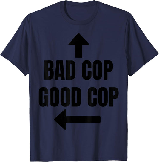 Bad Cop Good Cop T-Shirt - T-Shirt | Navy