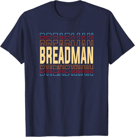 Breadman Job Title Vintage T-Shirt - T-Shirt | Navy
