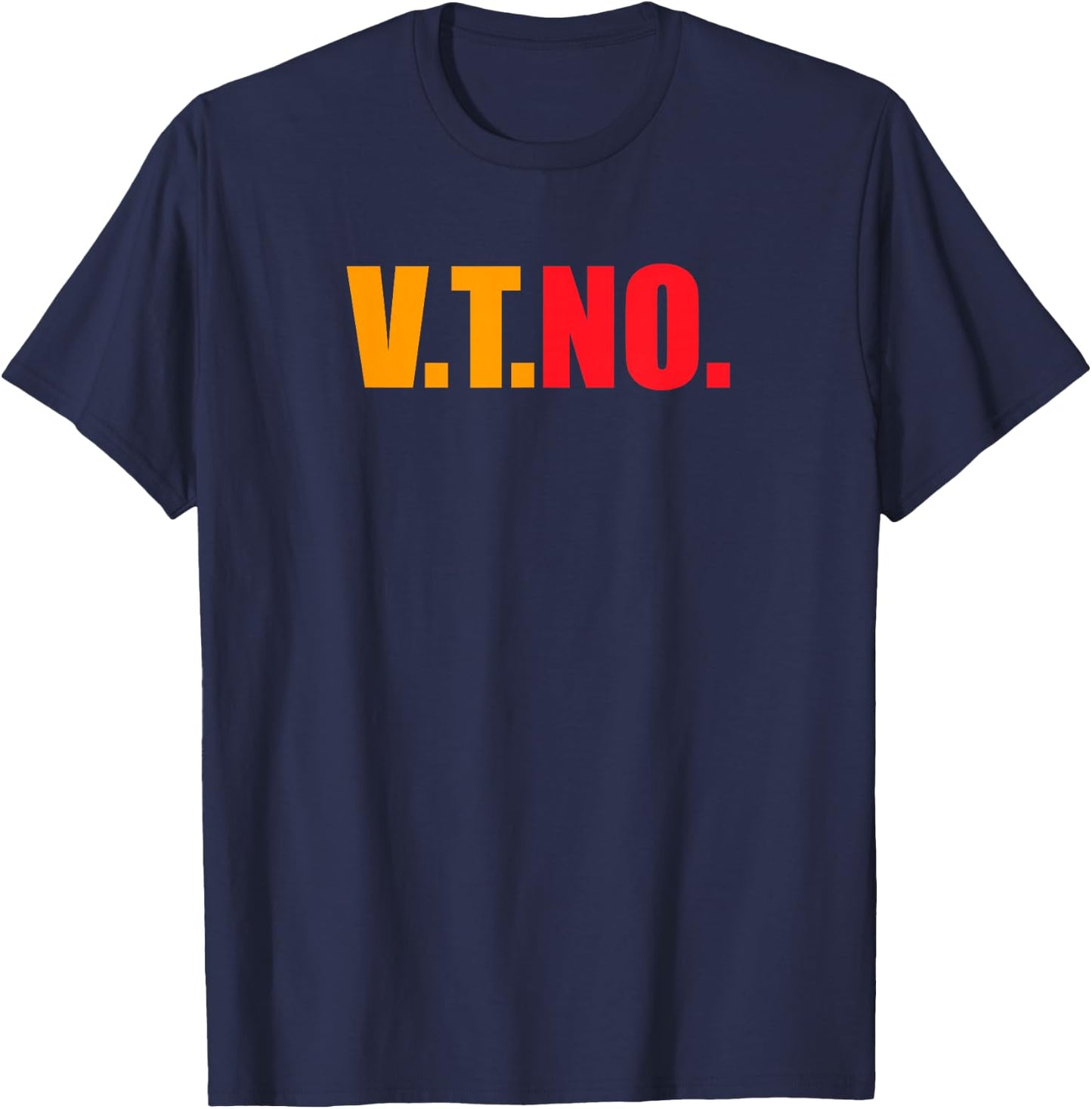 VT No for Amazing Associates V T NO T-Shirt - T-Shirt | Navy