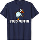 Stud Puffin Gift Iceland Seabird T-Shirt - T-Shirt | Navy