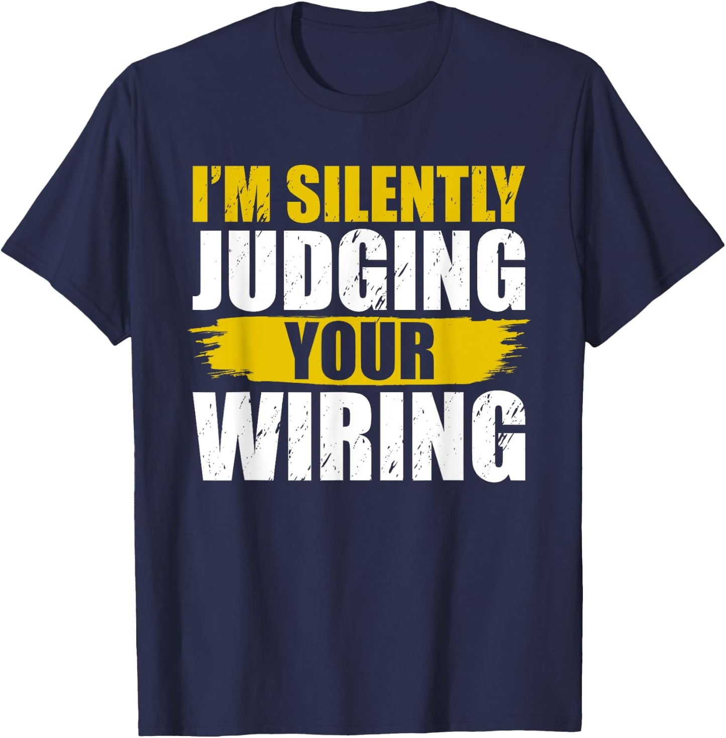 Funny Electrician Art Women Professional Electrician T-Shirt - T-Shirt | Navy