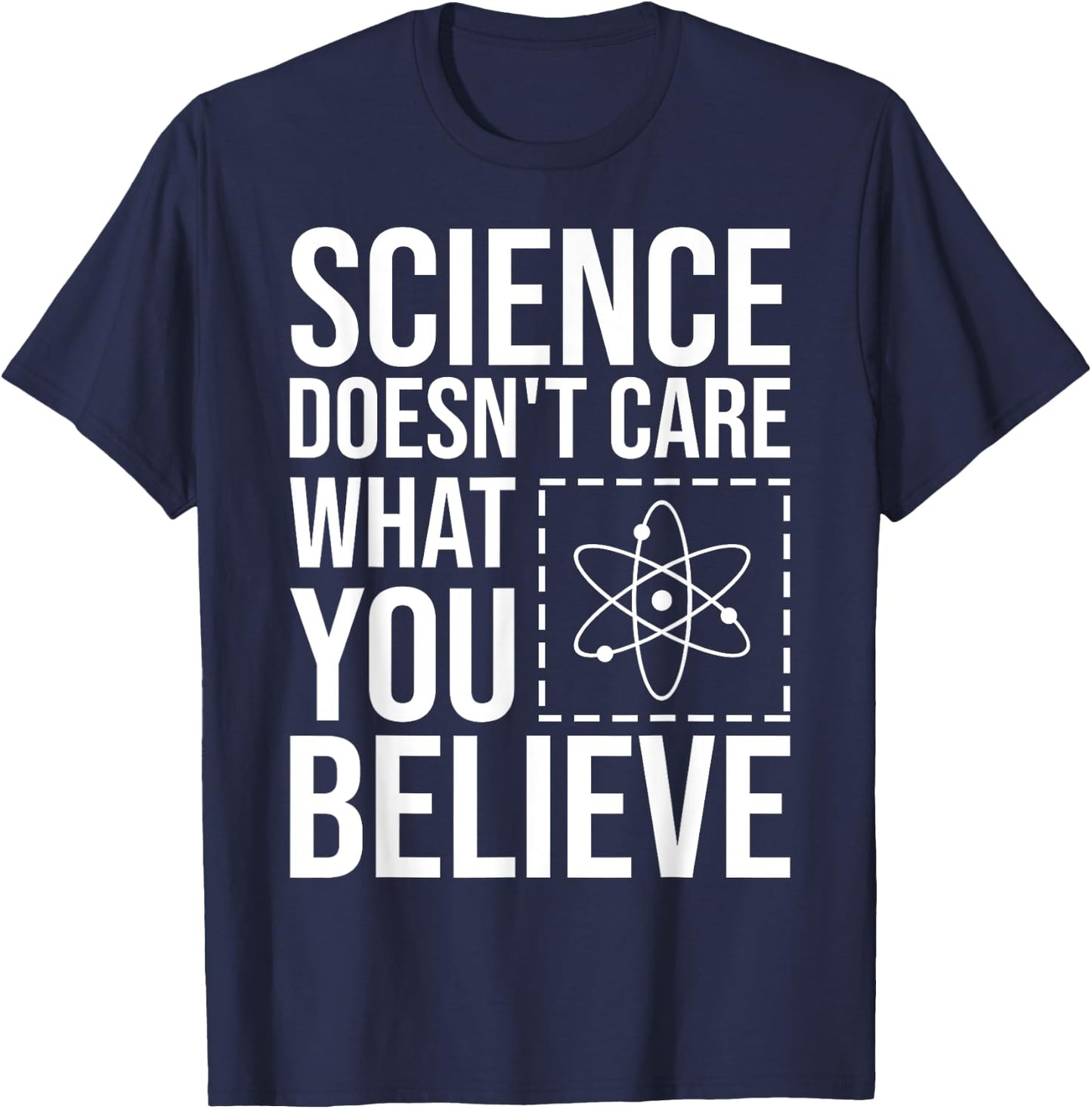 Funny Science Design Women Science Physic Chemistry T-Shirt - T-Shirt | Navy