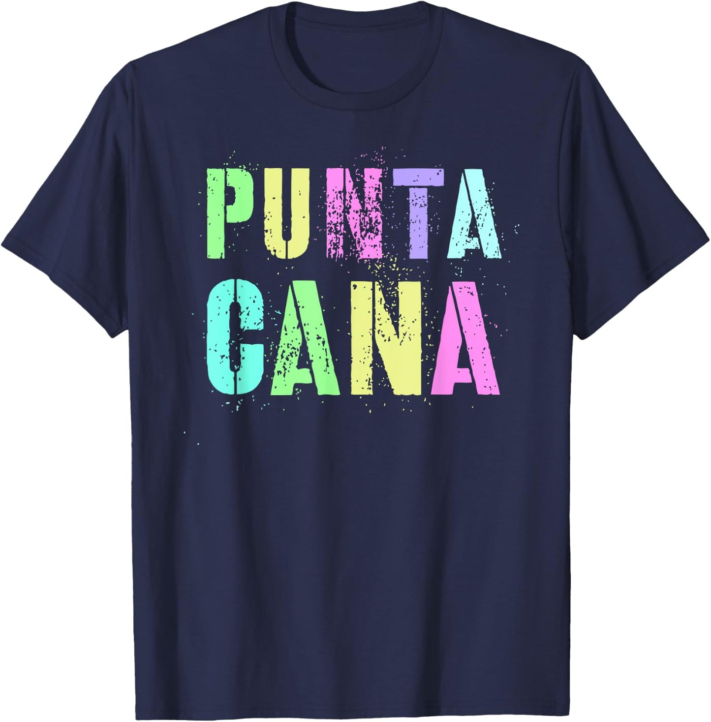Rockin' PUNTA CANA Family Vacation Swim Trip Summer Pool Men Women Kids T-Shirt - T-Shirt | Navy