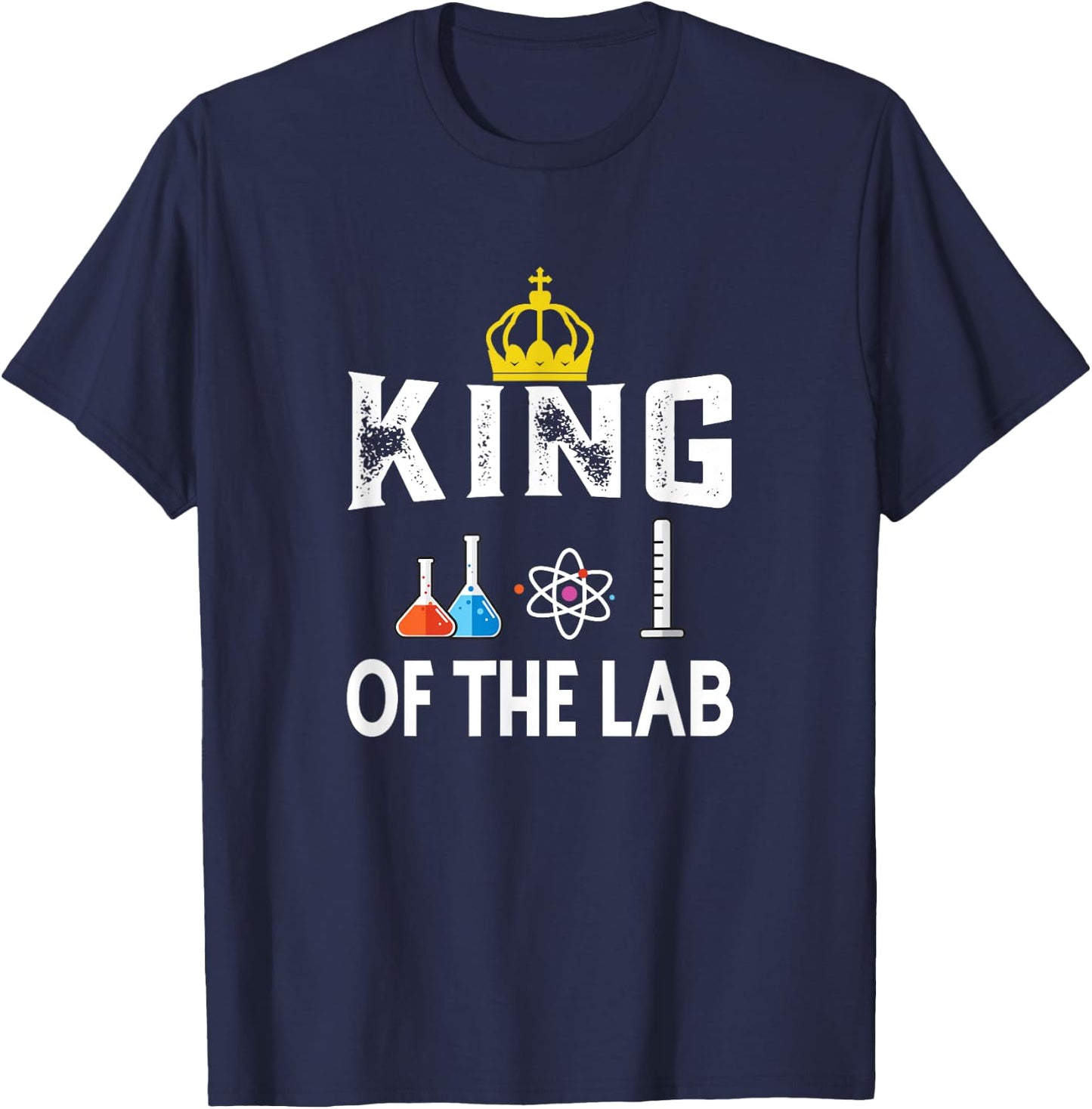 Science - King Of The Lab T-Shirt - T-Shirt | Navy