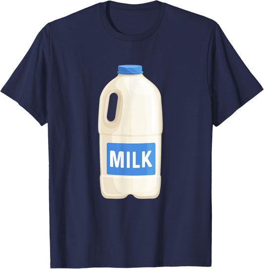 Milk Carton Halloween Costume Funny Halloween T-Shirt - T-Shirt | Navy