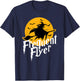 Frequent Flyer Cute Witch Halloween T-Shirt - T-Shirt | Navy