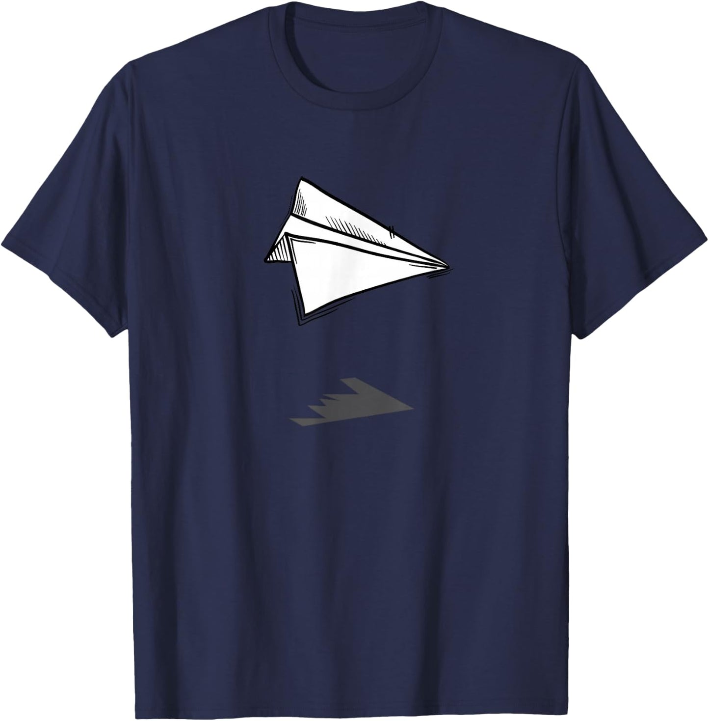 Paper Plane Shirt Aviation for Aeroplane Fans T-Shirt - T-Shirt | Navy