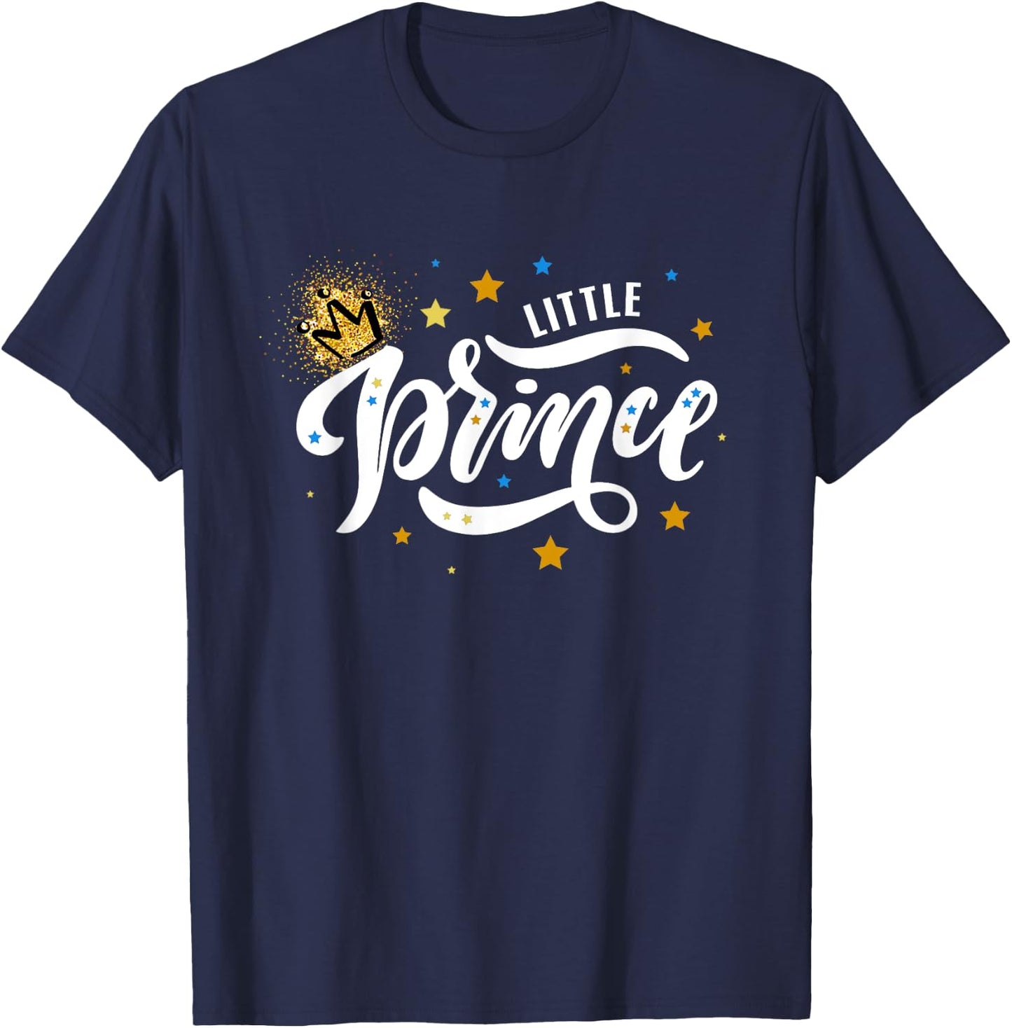 Little Prince t shirt Matching King and Prince School shirt T-Shirt - T-Shirt | Navy