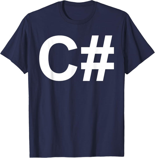 C Sharp Coder C# T-Shirt - T-Shirt | Navy